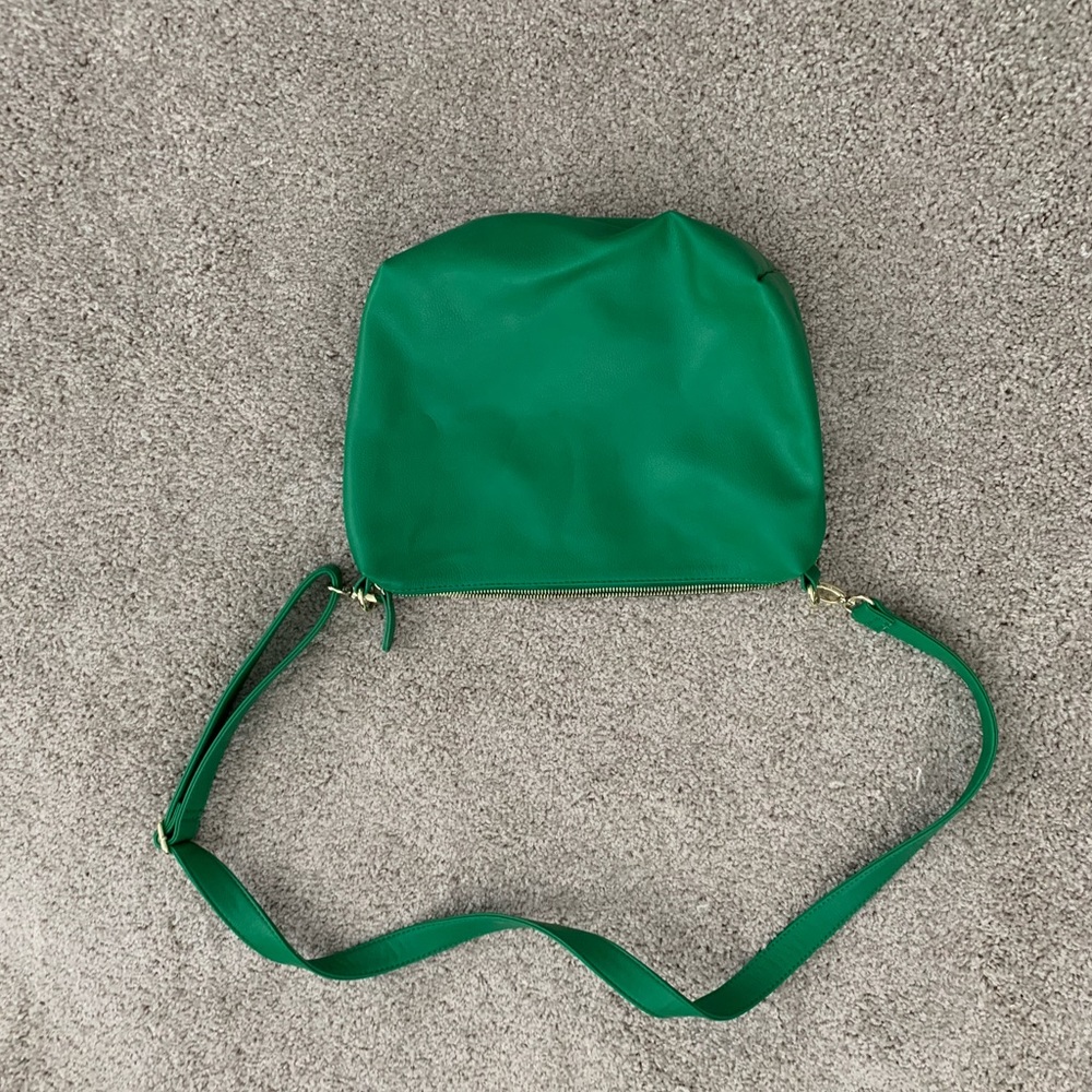 Kelly Green Sack Cross Body Bag